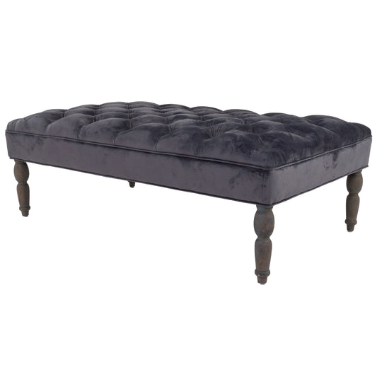 Knightsbridge Button Pressed Ottoman