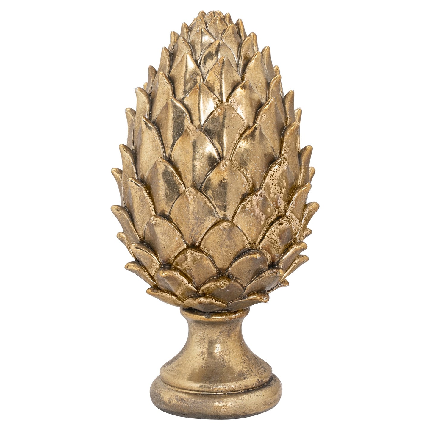 Tall Gold Pinecone Finial