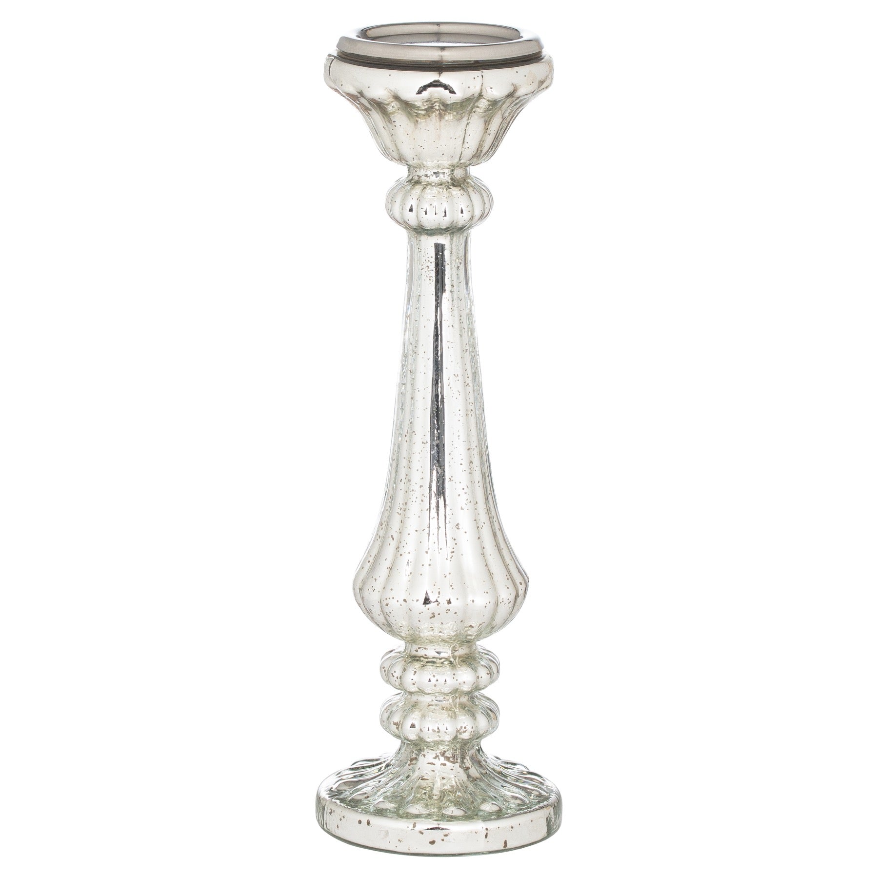 Mercury Effect Deep Ribbed Medium Candle Pillar