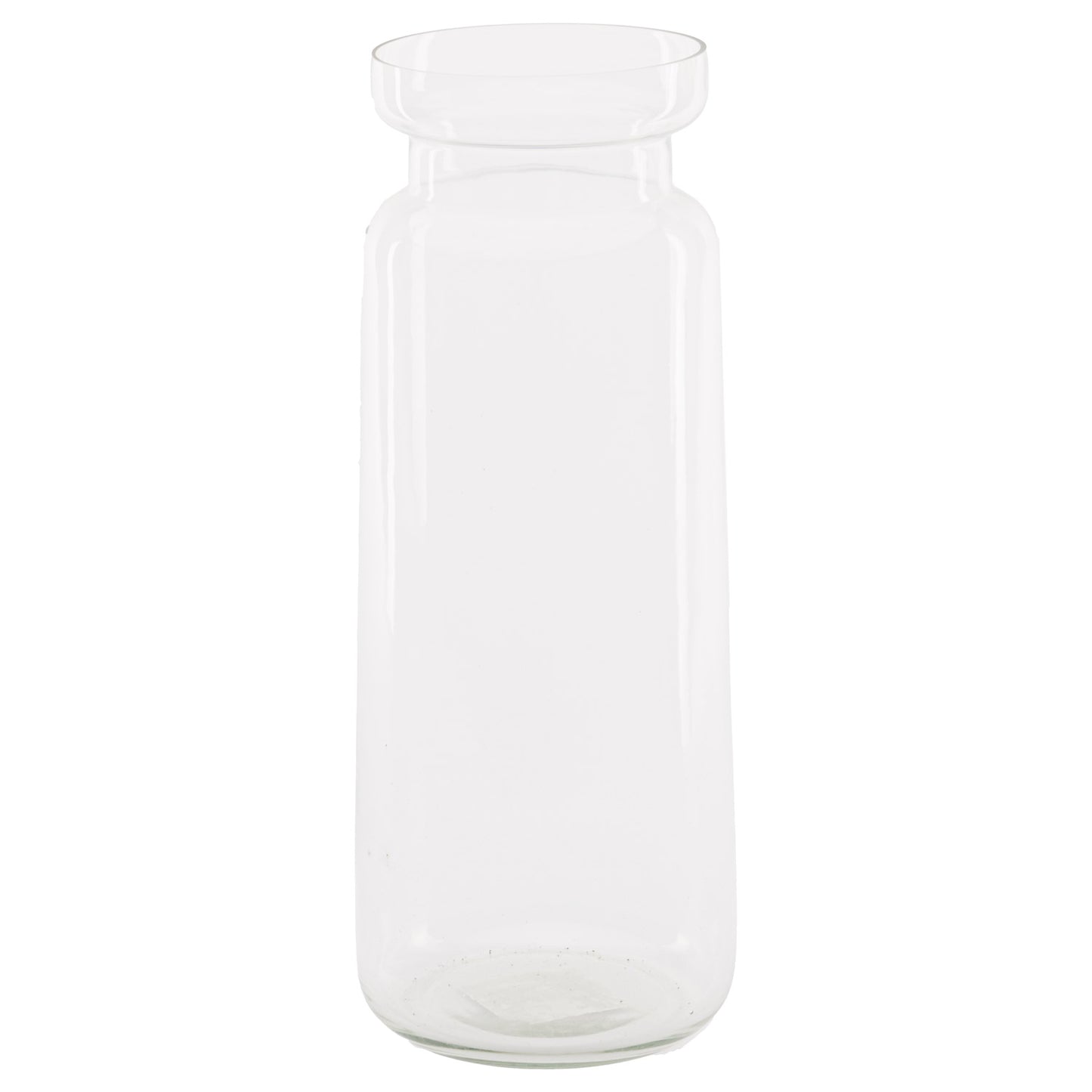 Tall Clear Bottle Vase