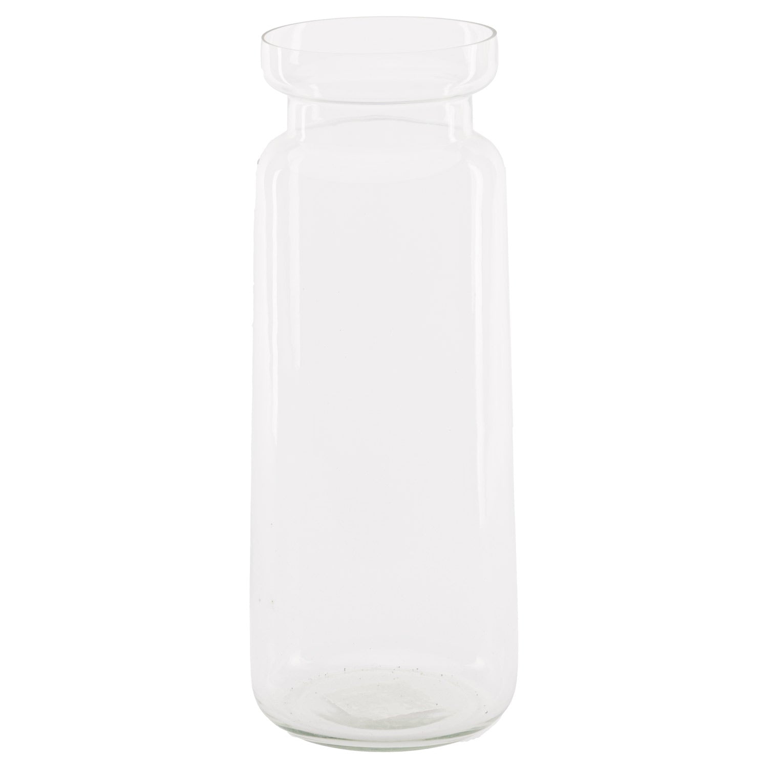 Tall Clear Bottle Vase