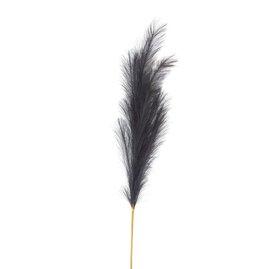 Grey Large Faux Pampas Grass Stem