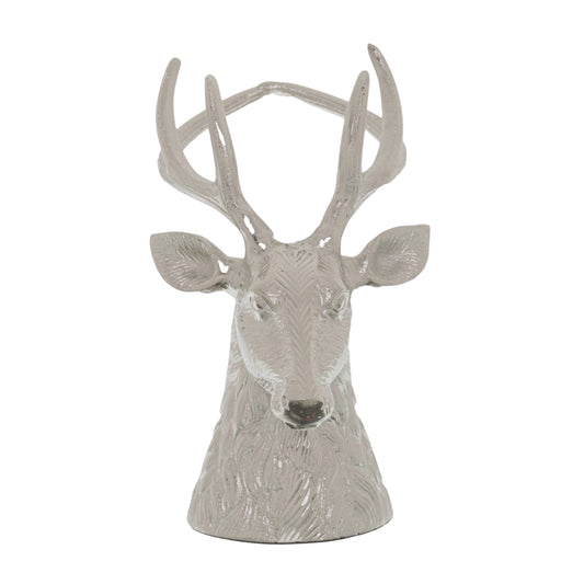 Silver Stag Wine Bottle Holder