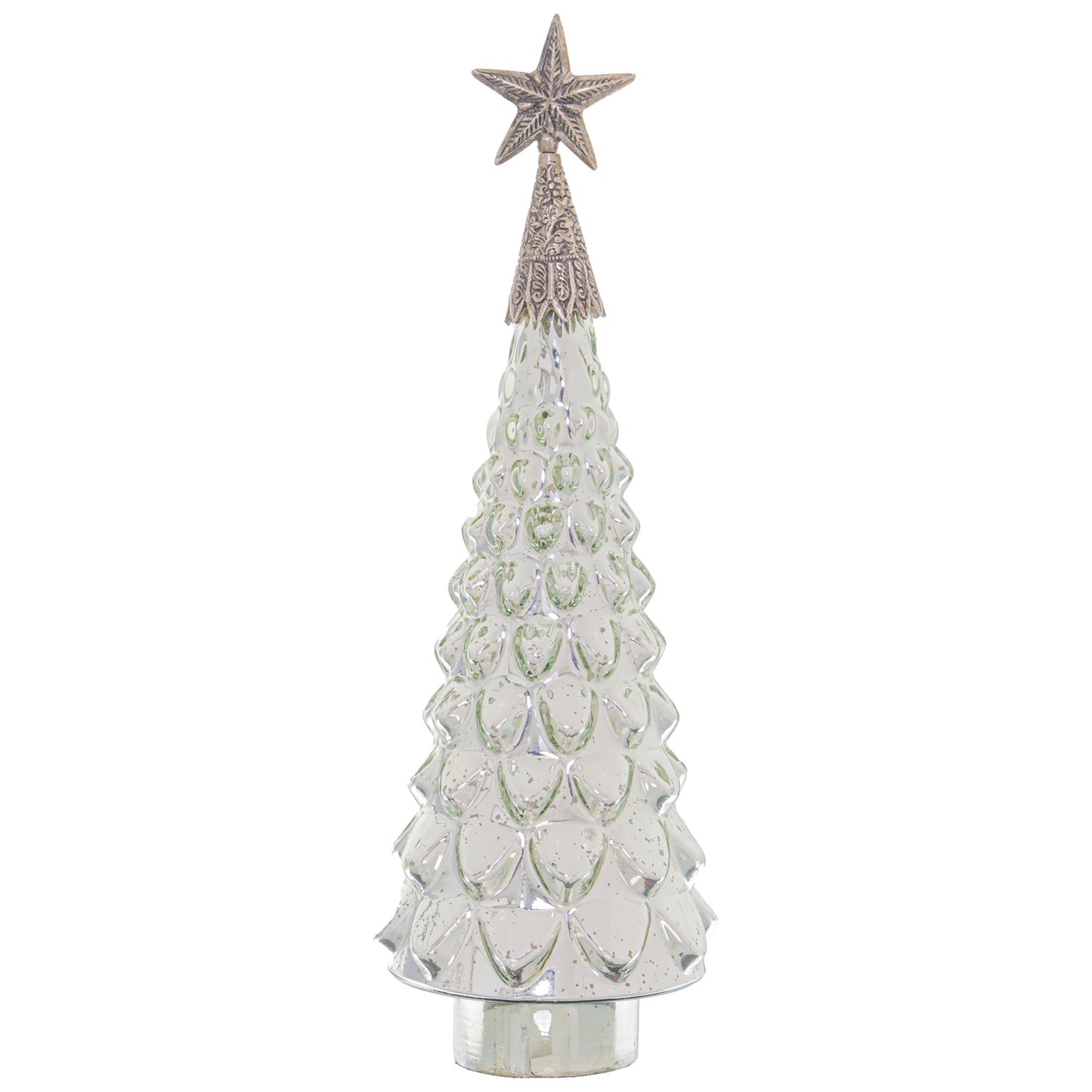 Noel Collection Textured Star Topped Decorative Tree