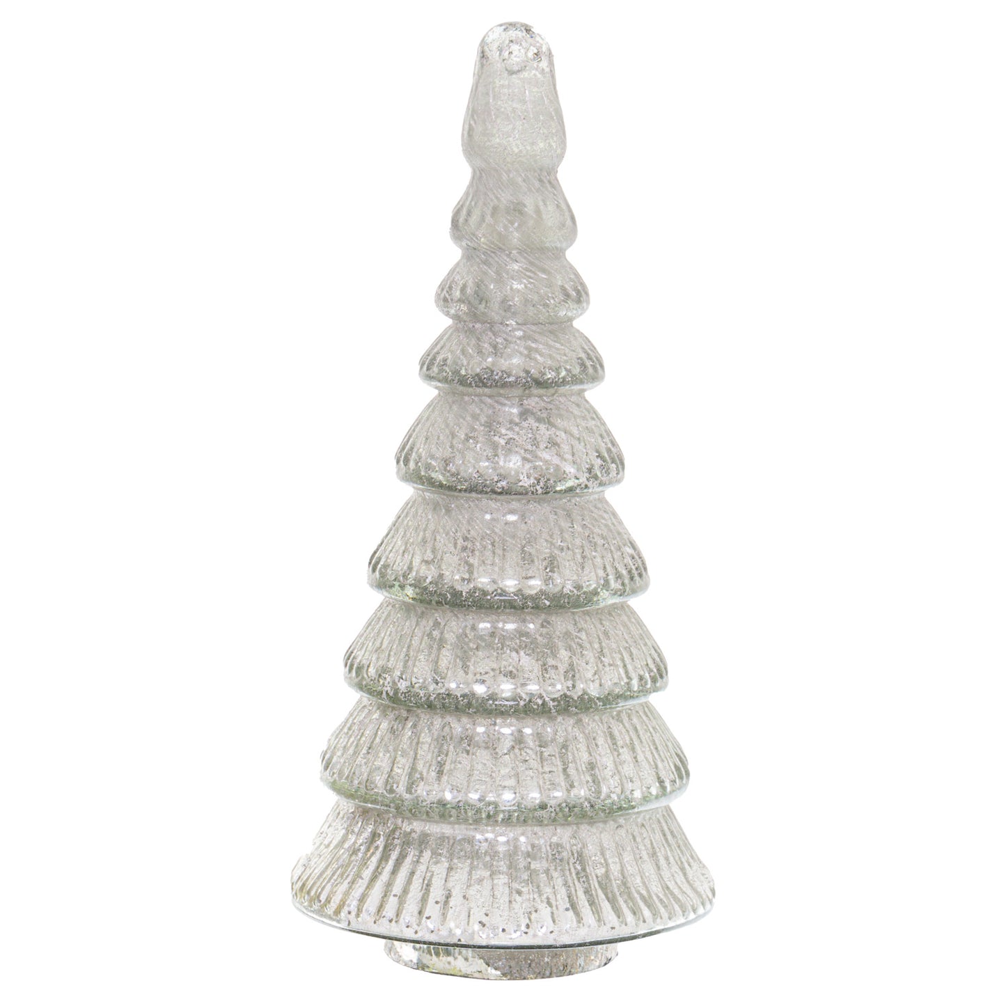 The Noel Collection Tiered Decorative Medium Glass Tree