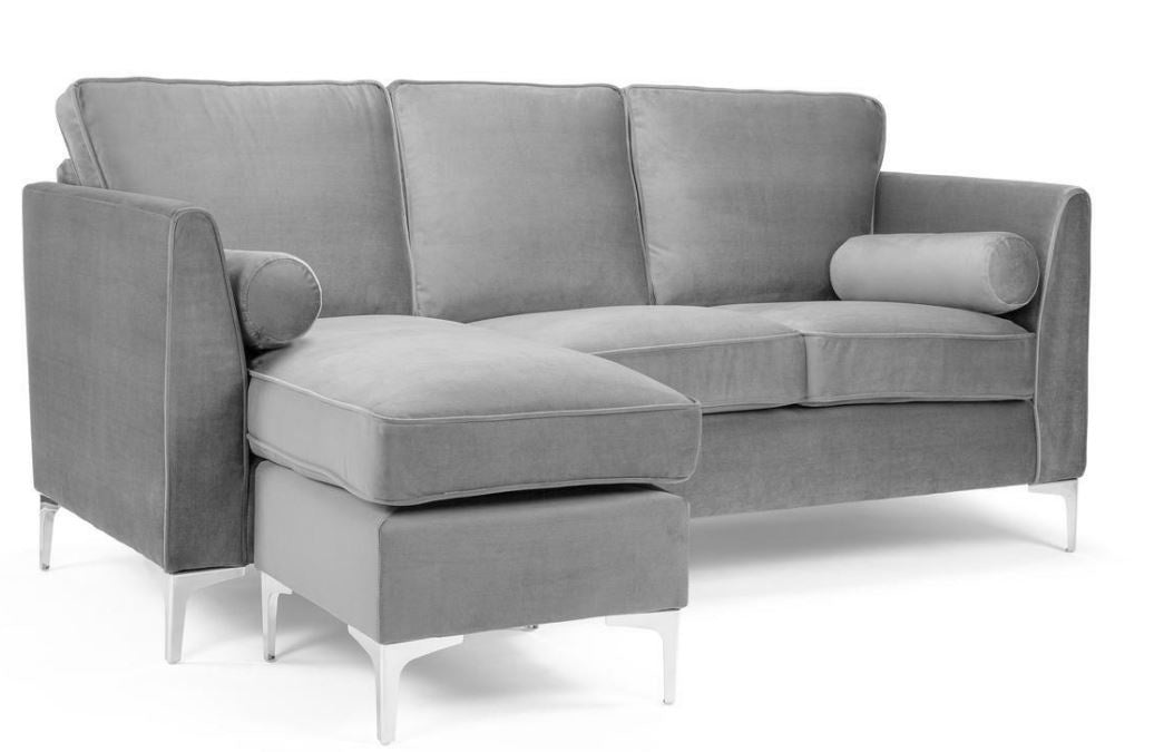 Cricket Sofa Plush Grey Universal Corner