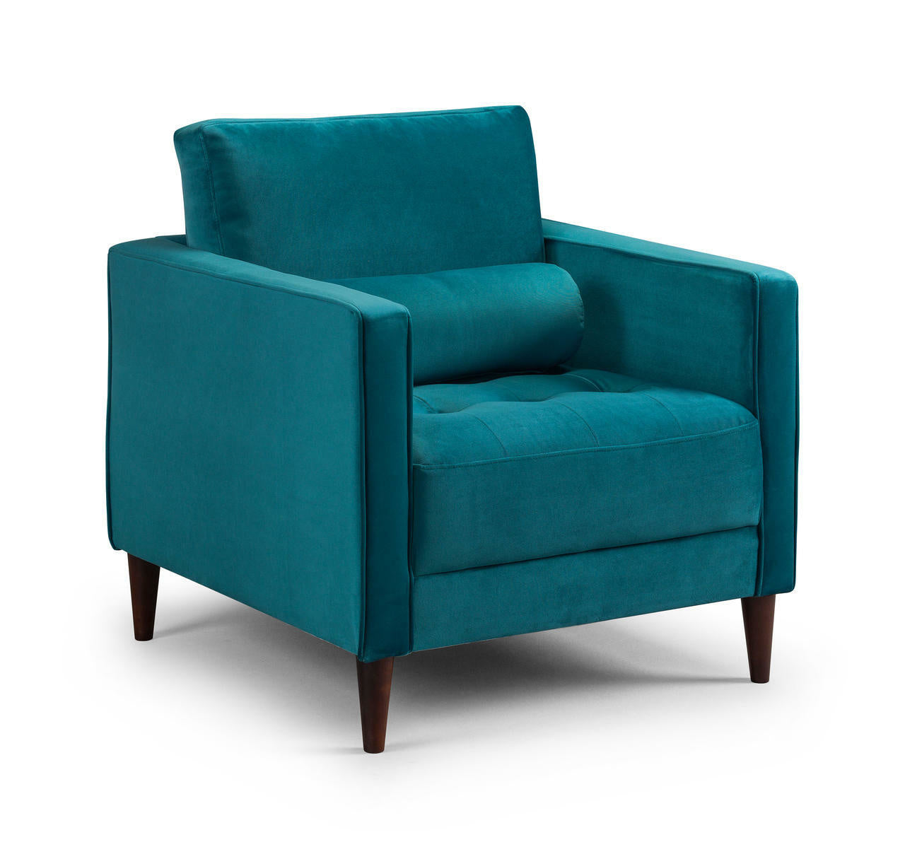 Harper Plush Teal Armchair