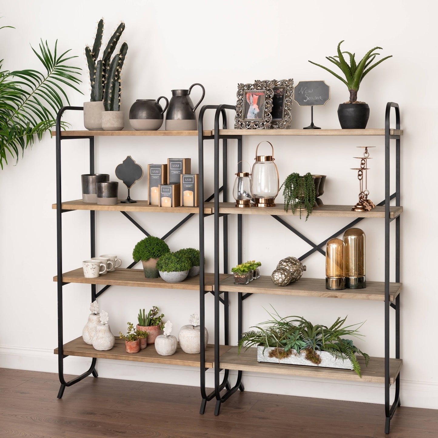 Industrial Four Tier Shelf Cross Section Display Unit