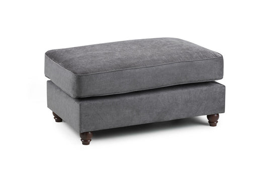 Windsor Dark Grey Footstool